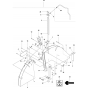 Blade Guard - 60” Assembly for Husqvarna FS7000 DL Floor Saw