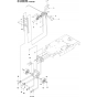 Base Plate Pointer Assembly for Husqvarna FS7000 DMT Floor Saw