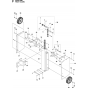 Front Guard Assembly for Husqvarna FS7000 DMT Floor Saw