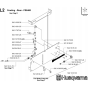 Cowling - Rear Assembly for Husqvarna FS8400 Floor Saw