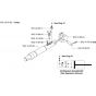 Hydraulic Lift Cylinder Assembly for Husqvarna FS8400 Floor Saw