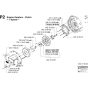 Engine Gearbox - Clutch - 1-Speed Assembly for Husqvarna FS8400 Floor Saw