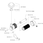 Air Filter Assembly for Husqvarna FS8400 Floor Saw