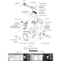 Cowling Assembly for Husqvarna FS8400 Floor Saw