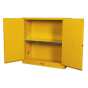 Flammables Storage Cabinet 1095 x 460 x 1120mm Sealey Part No. FSC09