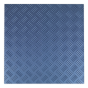 Vinyl Floor Tile with Peel & Stick Backing - Blue Treadplate Pack of 16 Sealey Part No. FT1B