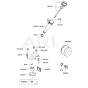 Lubrication Equipment for Kawasaki FX481V Engine