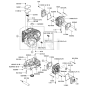 Cylinder / Crankcase for Kawasaki FX541V Engine