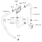 Fuel Tank / Fuel Valve for Kawasaki FX600V Engine