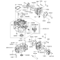 Cylinder / Crankcase for Kawasaki FX751V Engine