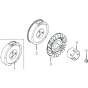 Flywheel Assembly for Loncin G340FD (337cc, 10hp) Engine