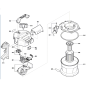 Cordless Dust Extractor Assembly for Bosch GAS 18V-10L