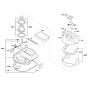 Wet/ Dry Extractor Assembly-2 for Bosch GAS 55 M AFC