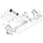 Cordless Blower Assembly for Bosch GBL 18V-120