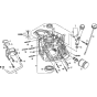 Crankcase Assembly for Honda GCV530U (GJADK) Engine