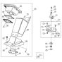 Funnel, Blade Set Assembly for Stihl/ Viking GE 115 Electric Shredders