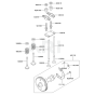 Valve / Camshaft for Kawasaki GE2900A Generator