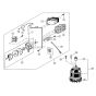 Motor Switch Assembly  for Stihl/ Viking GE 325 Electric Shredders