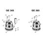 Electric Motor Assembly  for Stihl/ Viking GE 365 Electric Shredders