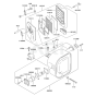 Air Filter / Muffler for Kawasaki GE5000AS Generator