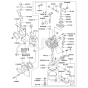 Carburettor for Kawasaki GE5000AS Generator