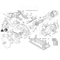 Circular hand saw Assembly for Bosch GKS 190