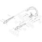 Handle Assembly -2 for OREC GRH537PRO (2021) Mower