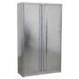 Galvanized Steel Floor Cabinet 4 Shelf Extra-Wide Sealey Part No. GSC110385