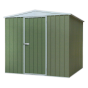 Galvanized Steel Shed Green 2.3 x 2.3 x 1.9mtr Sealey Part No. GSS2323G