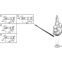 Crankshaft Assembly for Honda GSV160A (GJABA) Engines