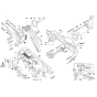 Table Mitre Saw Assembly for Bosch GTM 12 JL - Diagram 3