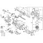 Main Assembly for Bosch GWS 12-125 CI (3 601 G93 0R0) Angle Grinders