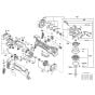 Main Assembly for Bosch GWS 18V-10 C Angle Grinders