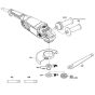 Main Assembly-1 for Bosch GWS 22-230 P (3 601 HC1 170) Angle Grinder