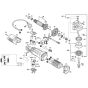 Main Assembly for Bosch GWS 7-100 (3 601 C88 163) Angle Grinder