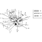 Label Assembly for Honda GX120K1 (GC01) Engines