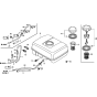 Fuel Tank Assembly for Honda GX120U1 (GCAHK) Engines