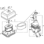 Air Cleaner Assembly for Honda GX120UT1 (GCAGT) Engines