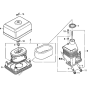 Air Cleaner Assembly for Honda GX160UT2 (GCBPT) Engines