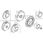 Flywheel Assembly for Honda GX200H Engines