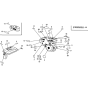 Label Assembly for Honda GX240K1-GDAC Engines