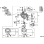 Carburetor - Assembly for Honda GX240K1-GDAC Engines