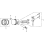 Piston Assembly for Honda GX340UT1 (GCAVT) Engines