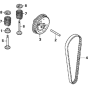 Camshaft Pulley Assembly for Honda GX35NT (GCACM) Engines