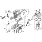 Crankcase Set Assembly for Honda GX35T (GCACM) Engines