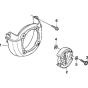 Fan Cover and Clutch Assembly for Honda GX35T (GCACM) Engines