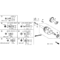 Crankshaft Assembly for Honda GX390U1 GCANK Engine.