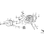 Cylinder Head Assembly for Honda GX390U1 GCANK Engine.