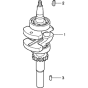 Crankshaft Assembly for Honda GXV57U (GJAJK) Engine