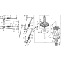 Camshaft Assembly for Honda GXV610 (GJAC) Engines.